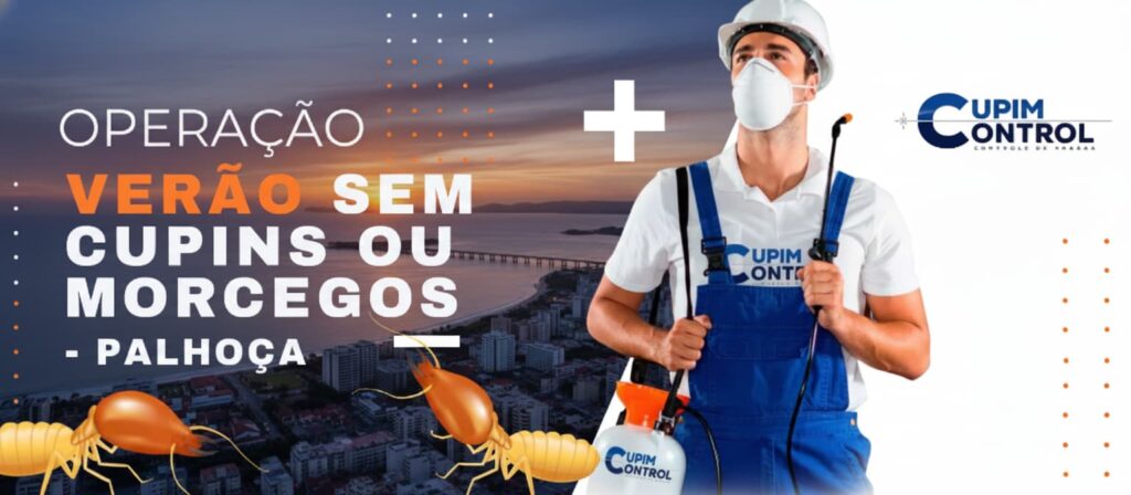 Dedetizadora de cupins em Palhoça e acaba com as pragas de morcegos
